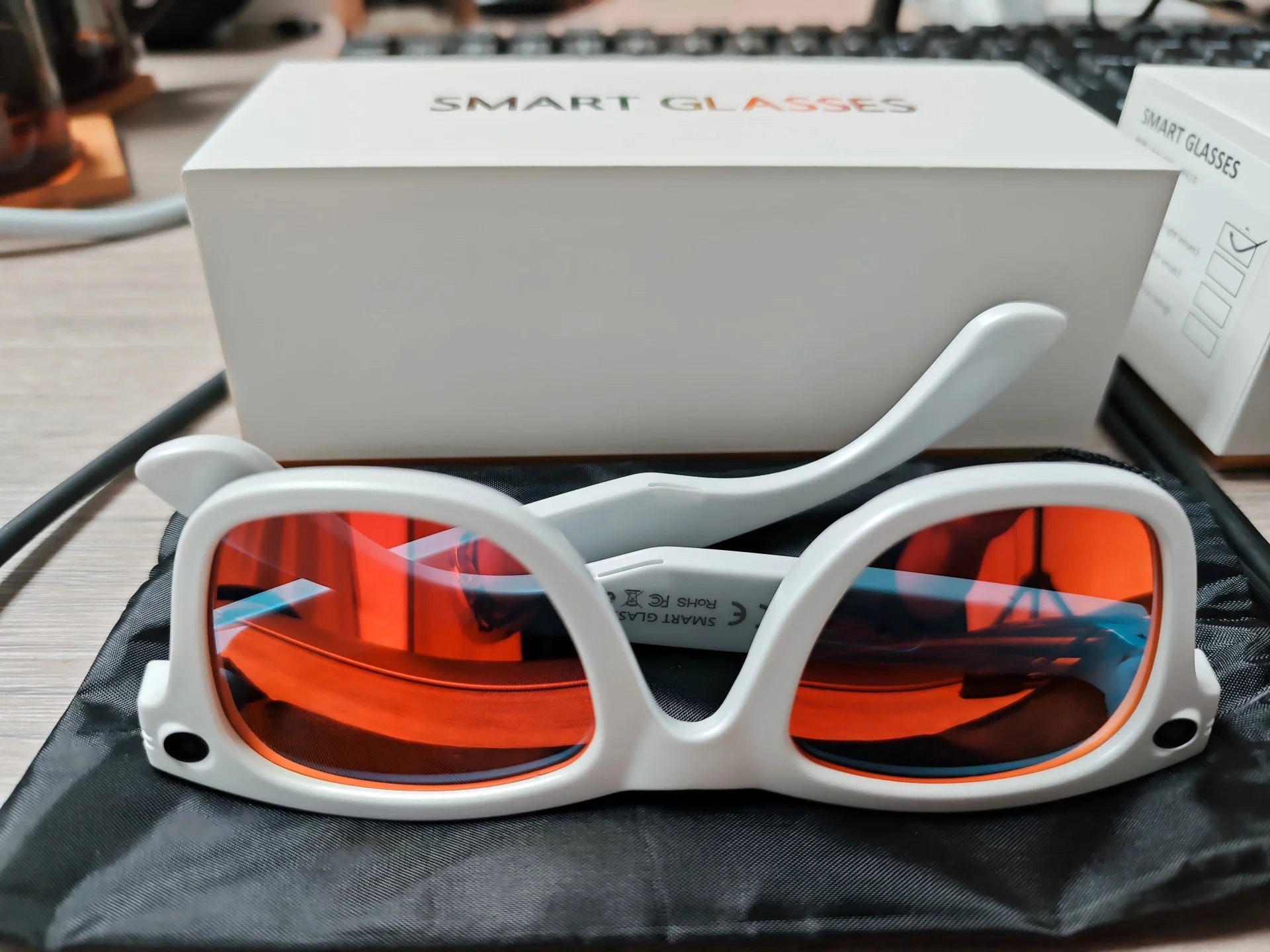 AI Smart Glasses with Camera AI Glasses Realtime Translation Wearable AI Glasses Voice Assistant Anti Shake AI Capture