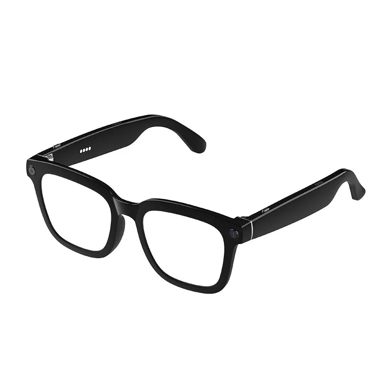 2025 Smart Glasses for ALL Users 800W Pixel Photo Video Noise Reduction AI Recognition Translation Bar Design