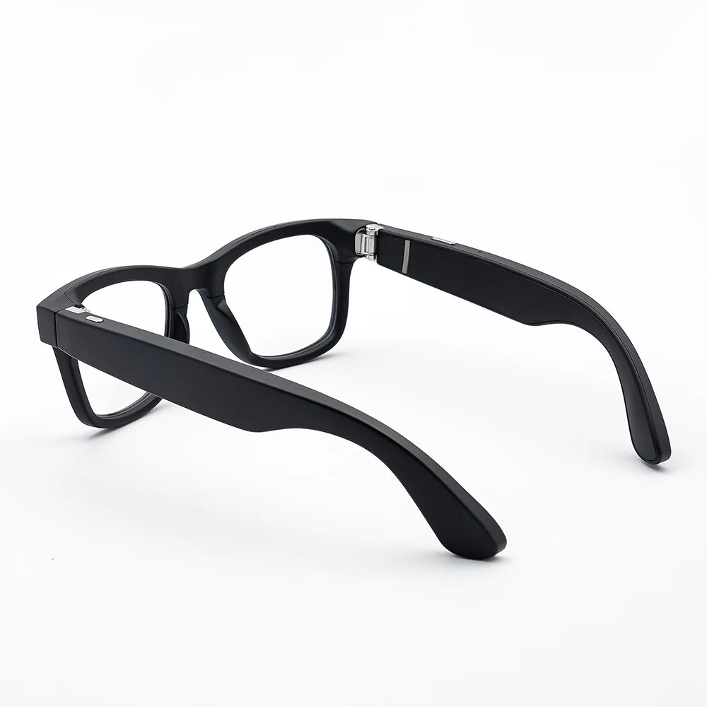 Sanvnet GS3 Smart Glasses with 8MP 4K Camera, Wi‑Fi Transmission, Bluetooth Calls, Music Playback, and Dual-Lens Wearable Headset