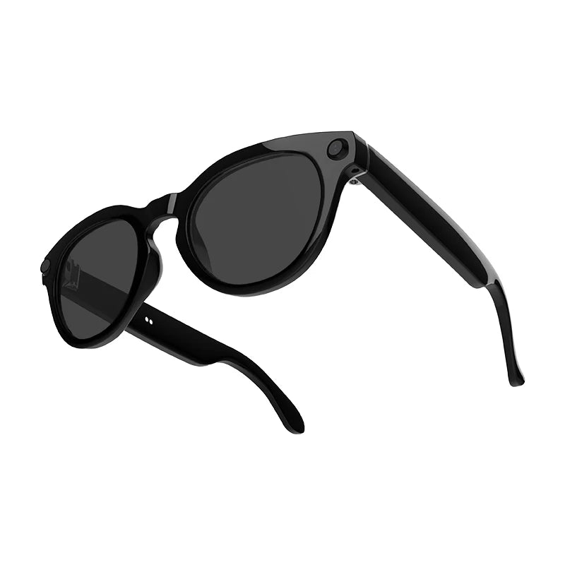 2025 Smart Glasses for ALL Users 800W Pixel Photo Video Noise Reduction AI Recognition Translation Bar Design