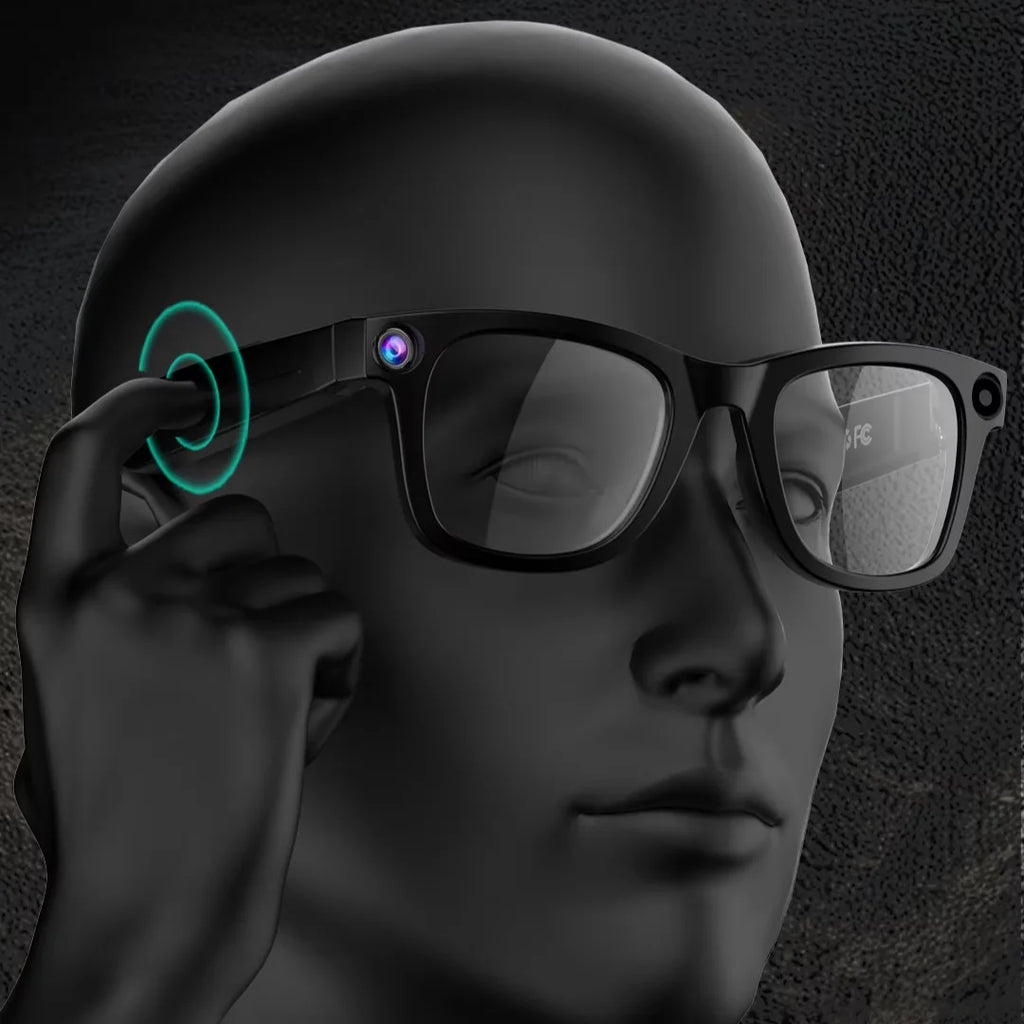 AI Smart Glasses IP67 Waterproof Music and Video Color-Changing Camera Photo and Translate Features Intelligent Glass MP01