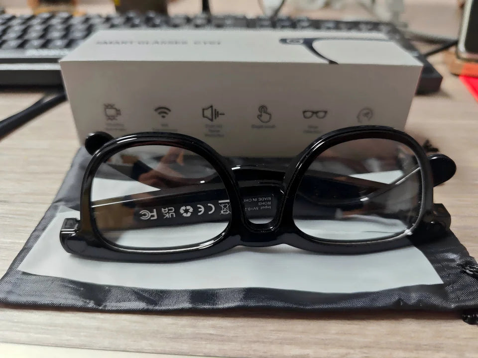 AI Smart Glasses with Camera AI Glasses Realtime Translation Wearable AI Glasses Voice Assistant Anti Shake AI Capture