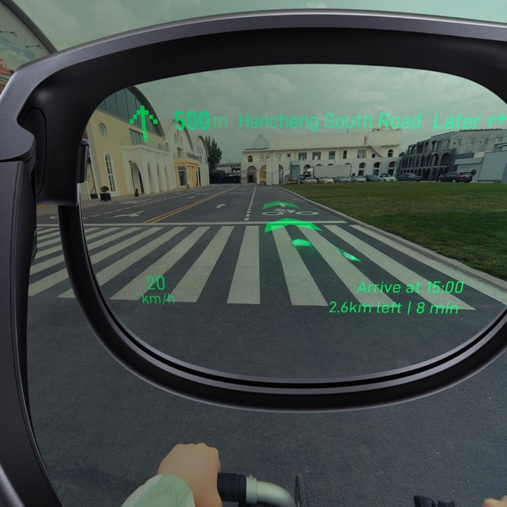 Hands-Free AI Micro-Led Glasses with Waveguides for Travel Offline Translation & GPS Navigation AR Hardware Product